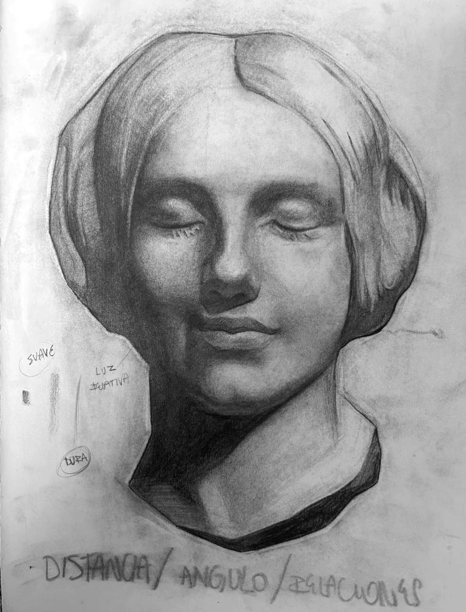 Reproducción de una lámina de Charles Bargue