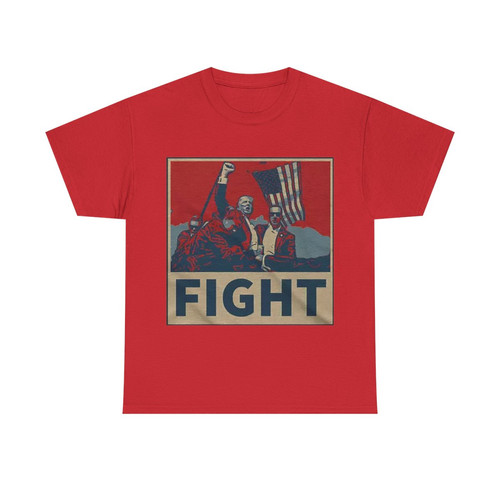TRUMP FIGHT POSTER STYLE T-SHIRT - Image 14