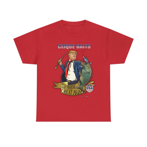 Clique Baits - Trump - Make Fishing Great Again - T-Shirt