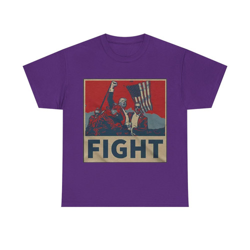 TRUMP FIGHT POSTER STYLE T-SHIRT - Image 12