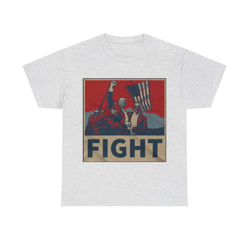 TRUMP FIGHT POSTER STYLE T-SHIRT - Image 3
