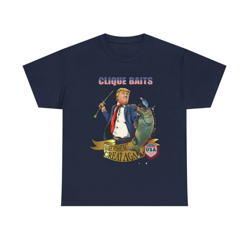 TRUMP MAKE FISHING GREAT AGAIN T-SHIRT - Image 11