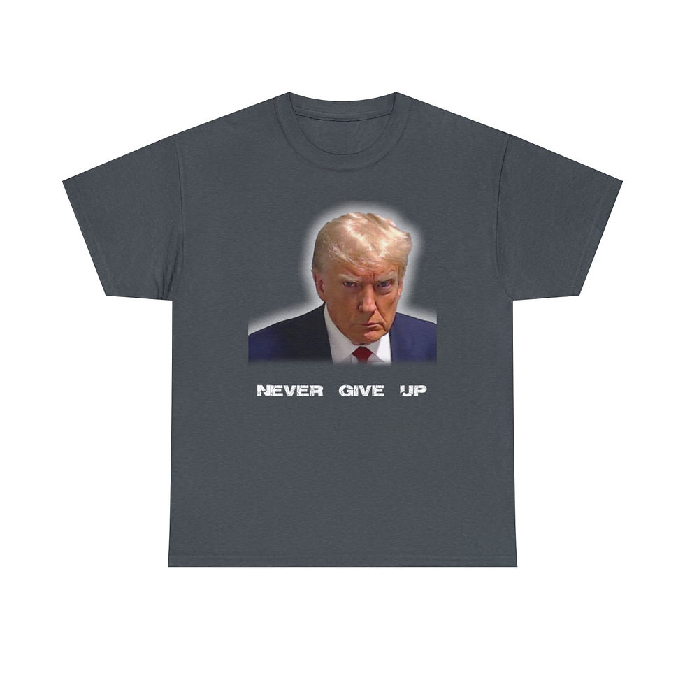 Thumbnail: TRUMP MUGSHOT - NEVER GIVE UP