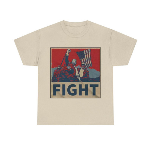 TRUMP FIGHT POSTER STYLE T-SHIRT - Image 5