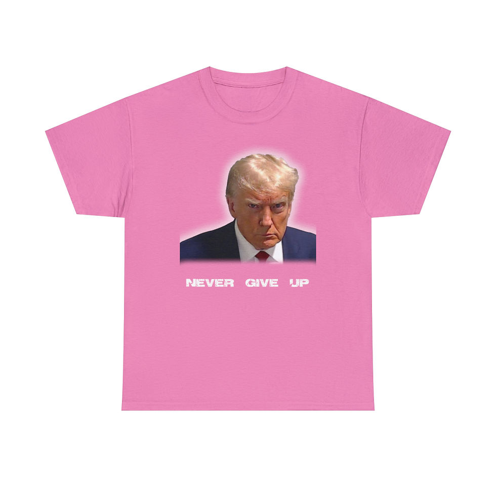 Thumbnail: TRUMP MUGSHOT - NEVER GIVE UP