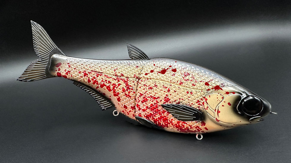 Thumbnail: HINKLE SHAD CLONE - BLOODY BONE
