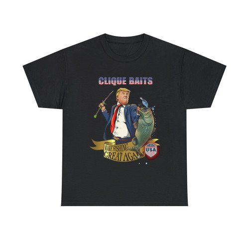 TRUMP MAKE FISHING GREAT AGAIN T-SHIRT - Image 2