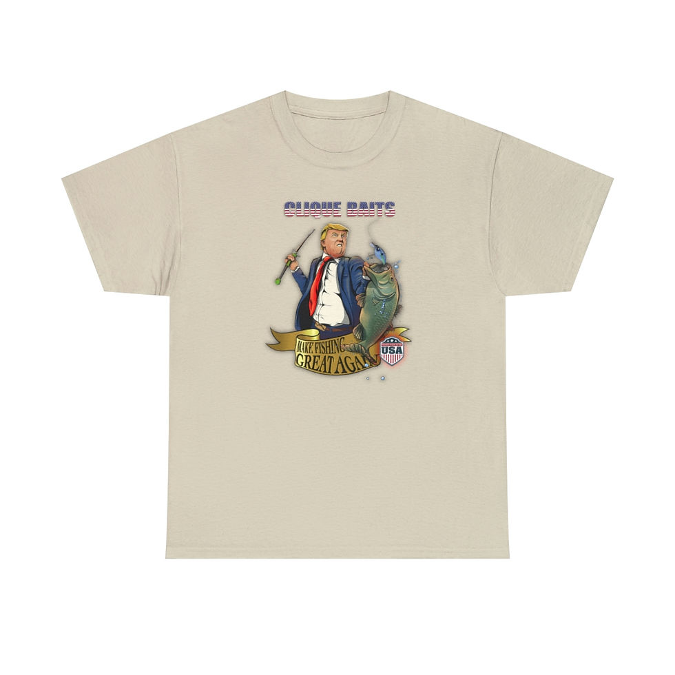 Thumbnail: Clique Baits - Trump - Make Fishing Great Again - T-Shirt