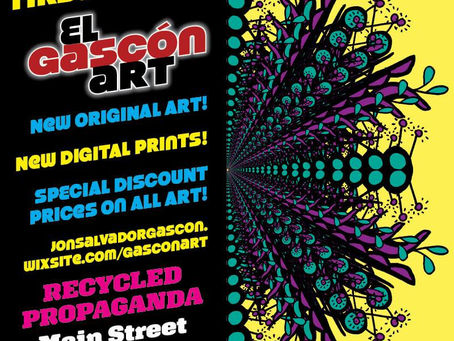 HOT FUN IN THE SUMMERTIME! First Friday LV @ Recycled Propaganda! Great crowds and GREAT ART!