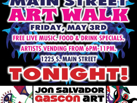Excellent night of ART! Main Street Art Walk @ReBAR
