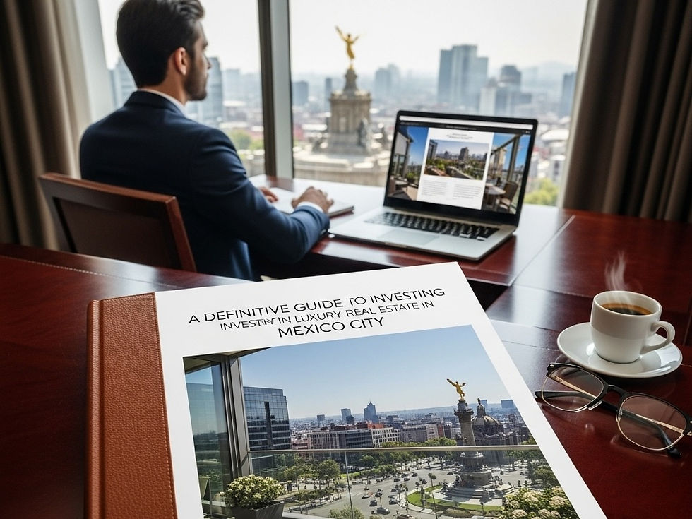 guía definitiva de inversión en bienes raíces de lujo en la Ciudad de México