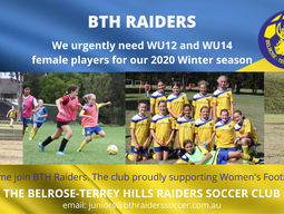 We urgently need W12 and W14 female players 