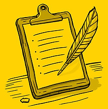 old school clipboard and quill.jpg