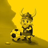 viking child with a soccer ball.jpg