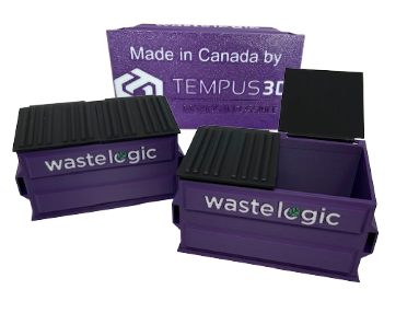 3D Printed Wastelogic Miniature Dumpsters