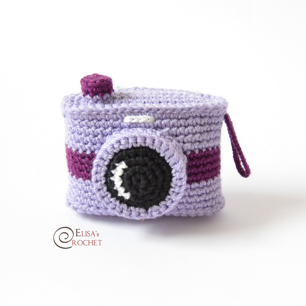 Photo Camera Free Crochet Pattern By Elisa's Crochet