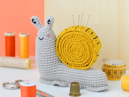 Winnie the Crafter Snail Free Crochet Pattern 