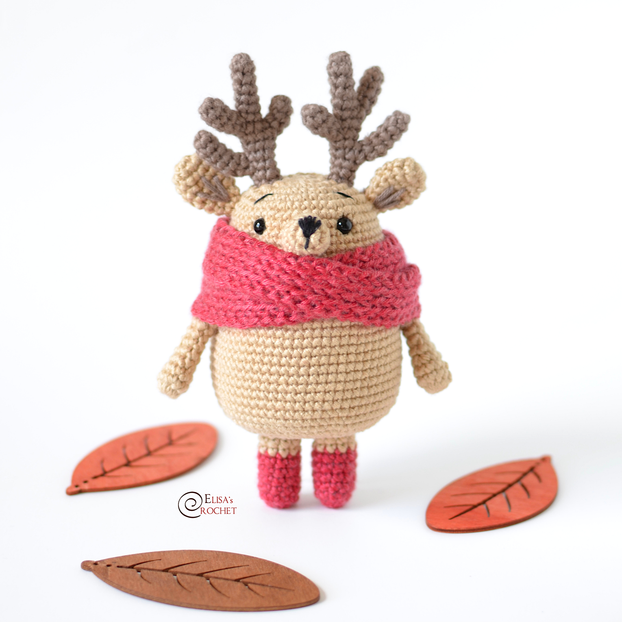 Theo the REINDEER | PDF Amigurumi Crochet pattern | English only