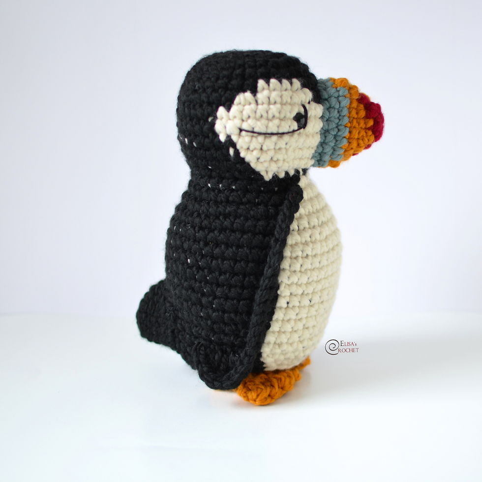 Thumbnail: Mick the PUFFIN | PDF Amigurumi Crochet pattern | English only
