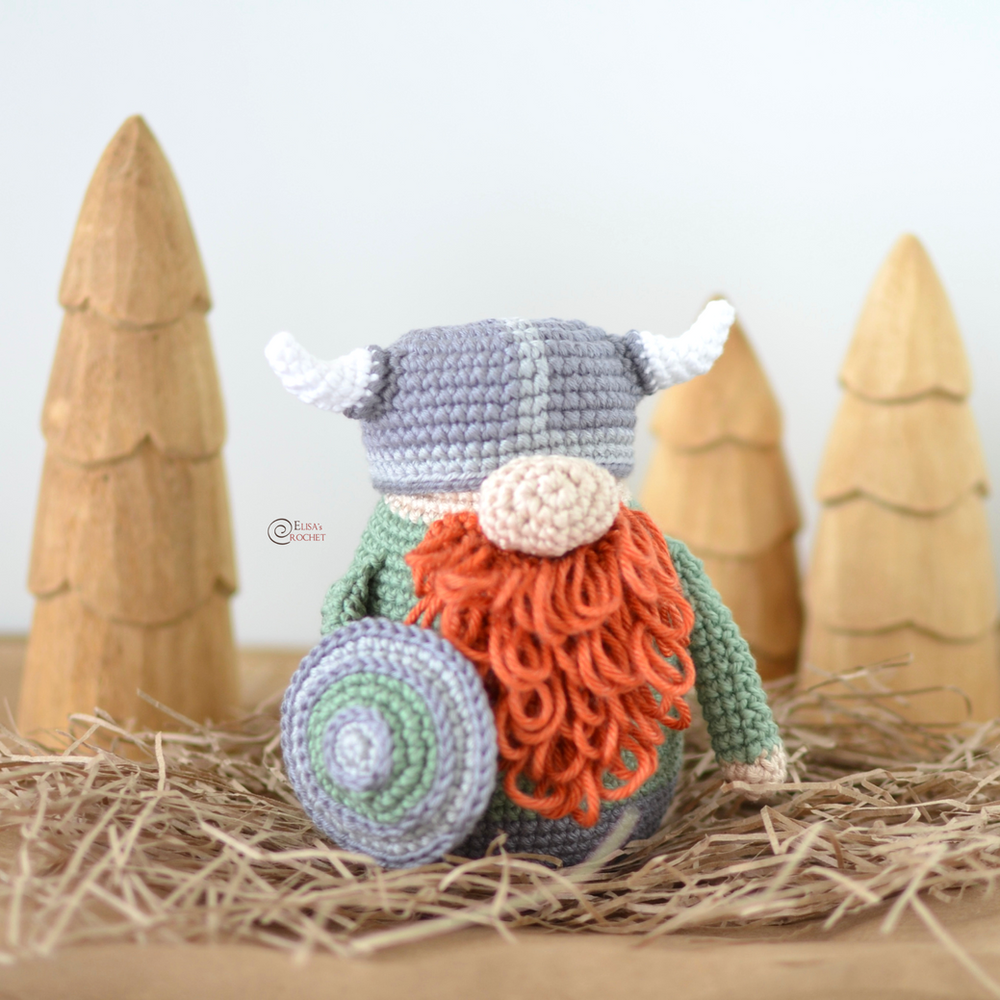 Viking Gnome Free Crochet Pattern By Elisa's Crochet