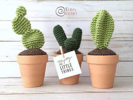 Succulents Set Free Crochet Pattern