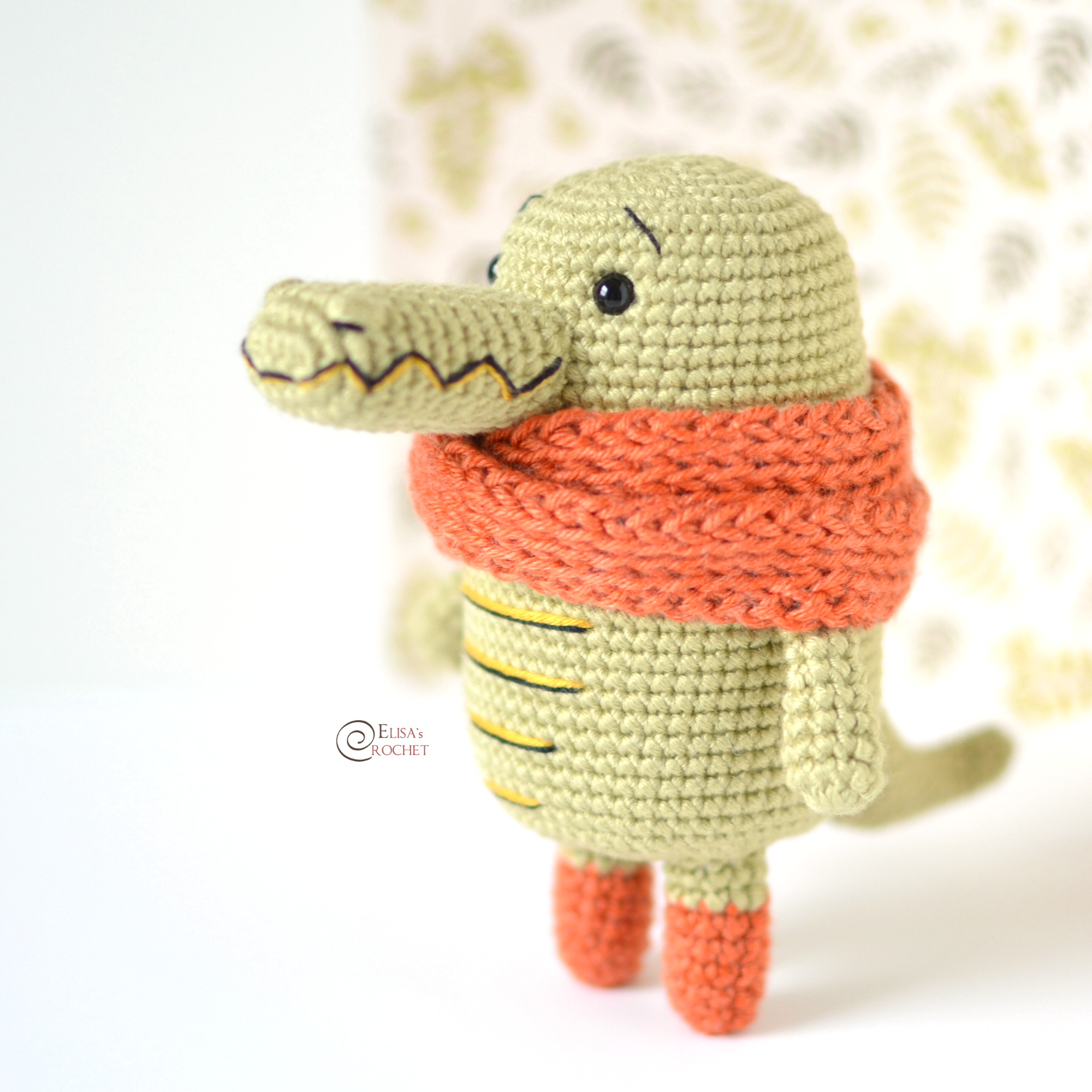 Kyle the CROCODILE | PDF Amigurumi Crochet pattern | English only