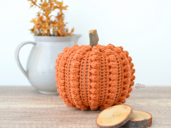 Bobble Stitch Pumpkin Free Pattern