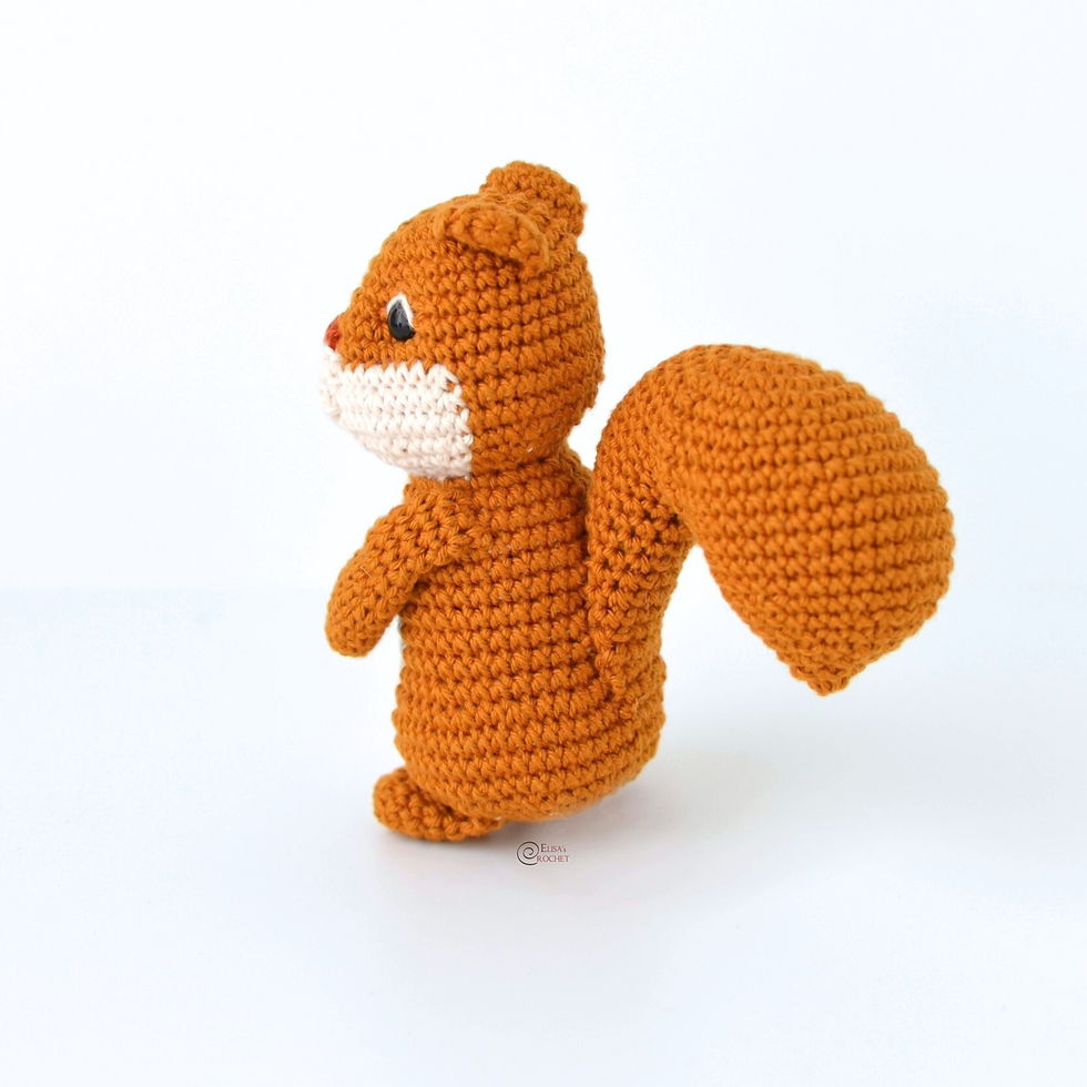 Thumbnail: Maple the SQUIRREL | PDF Amigurumi Crochet pattern | English only