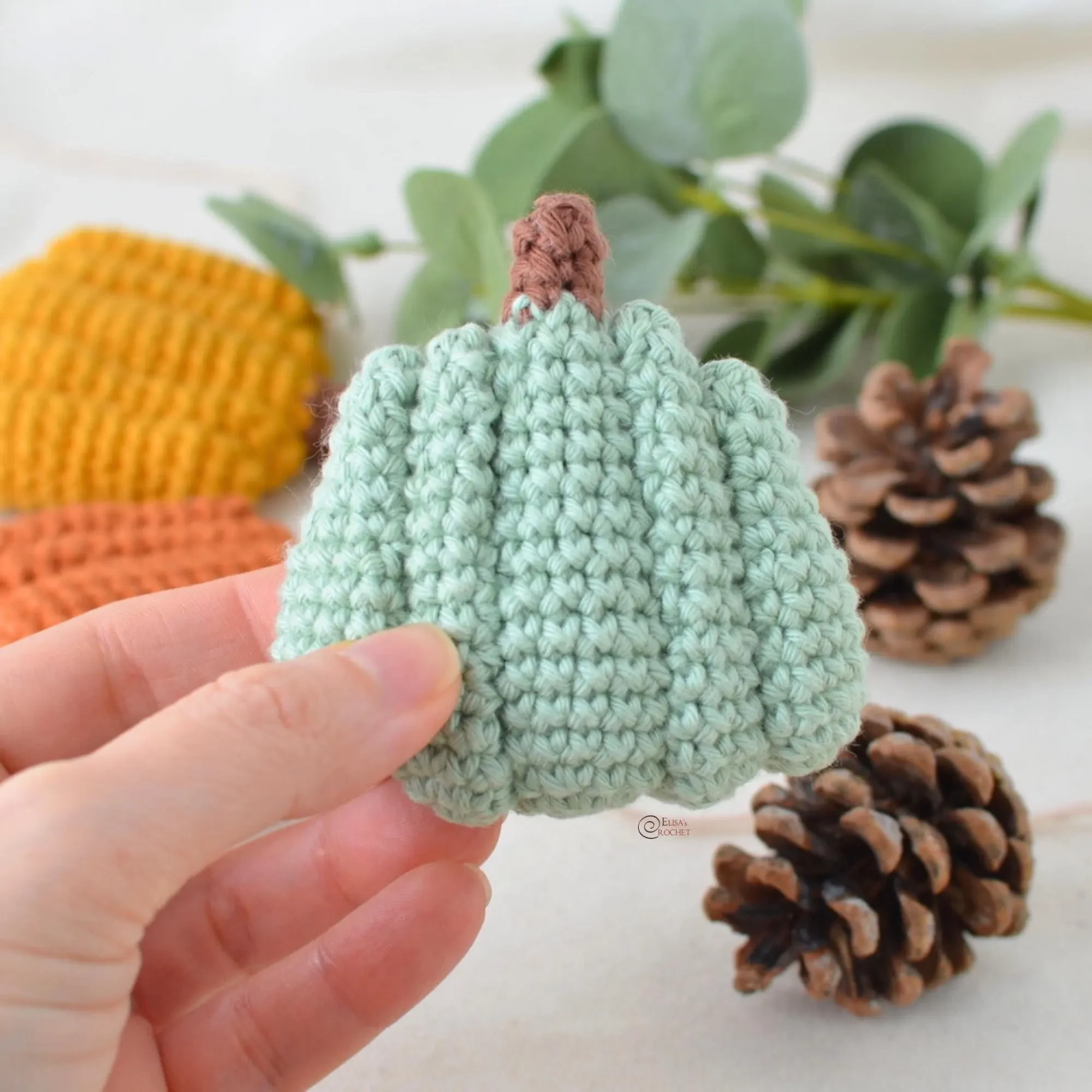 PUMPKIN Applique | PDF Amigurumi Crochet pattern | English only
