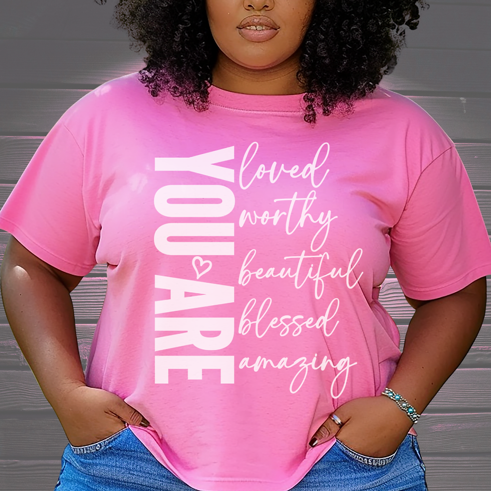 You Are white words T-Shirt