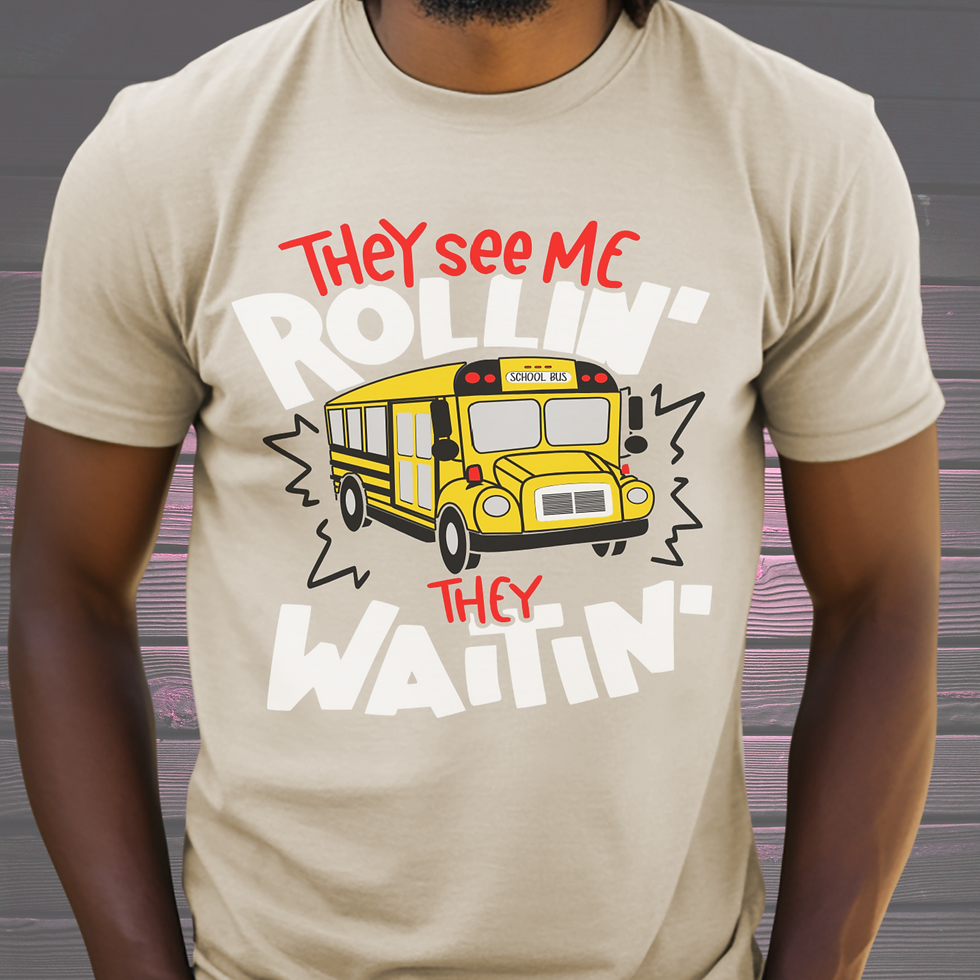 They see me Rollin' with white words T-Shirt