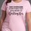 Thumbnail: She Overcame Everything with black words T-Shirt