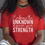 Thumbnail: Embrace the Unknown with white words T-Shirt