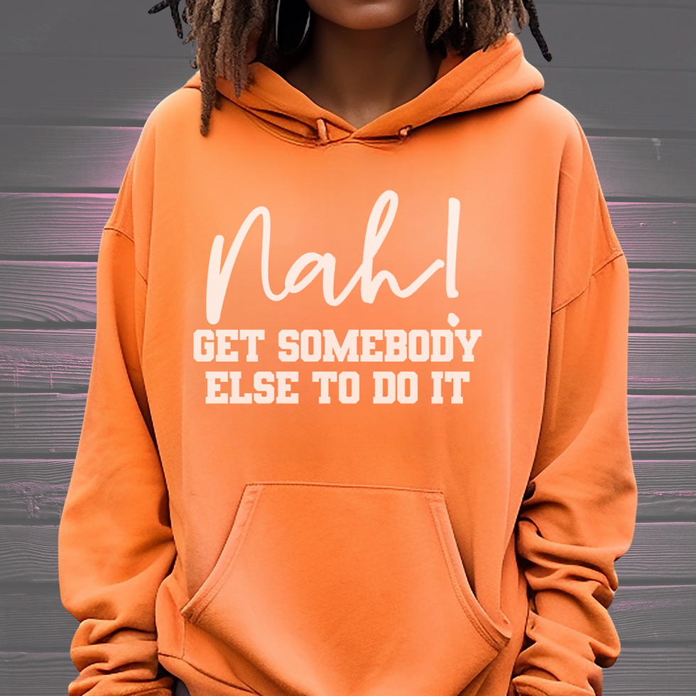 Thumbnail: Somebody Else with white words Hoodie or Sweatshirt