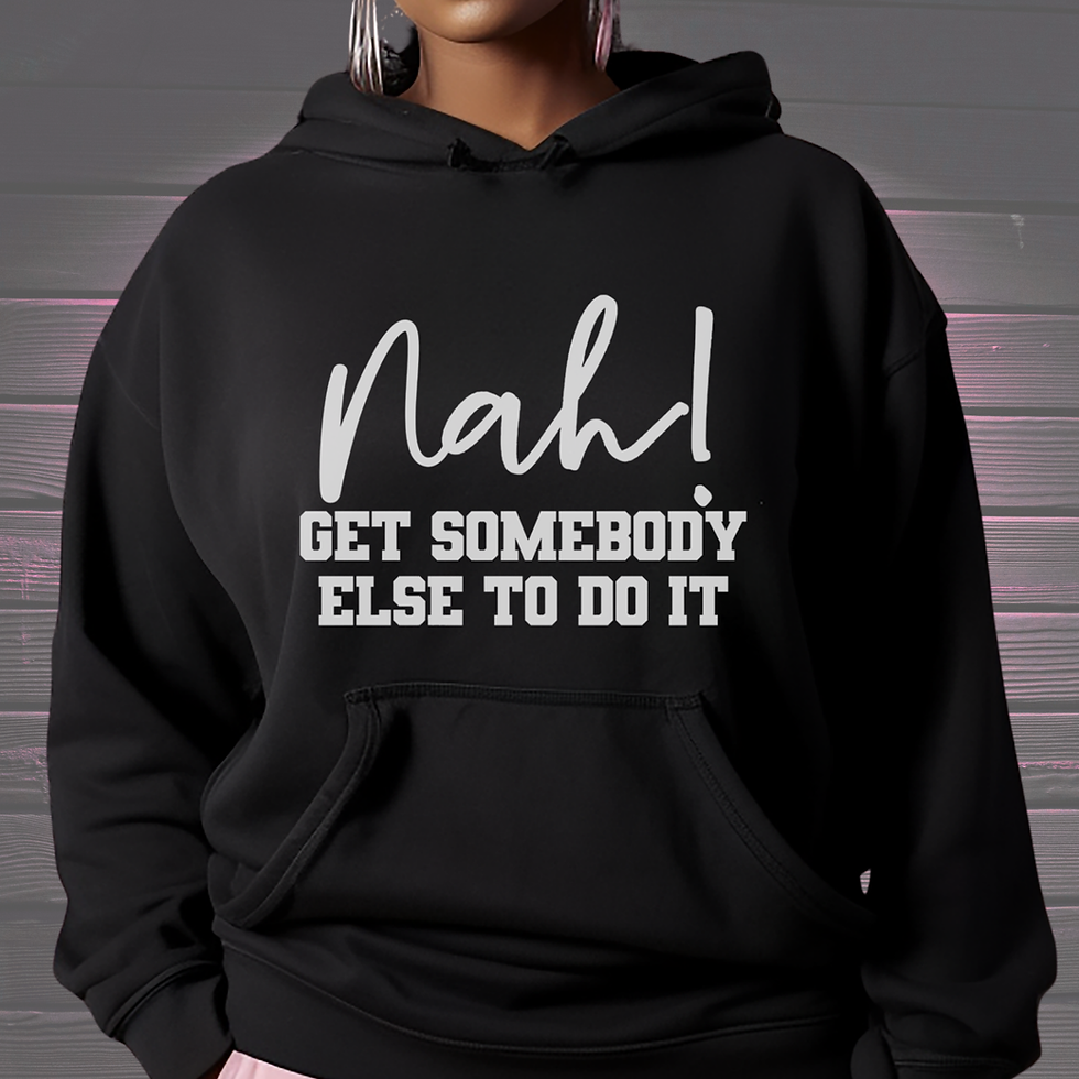 Thumbnail: Somebody Else with white words Hoodie or Sweatshirt