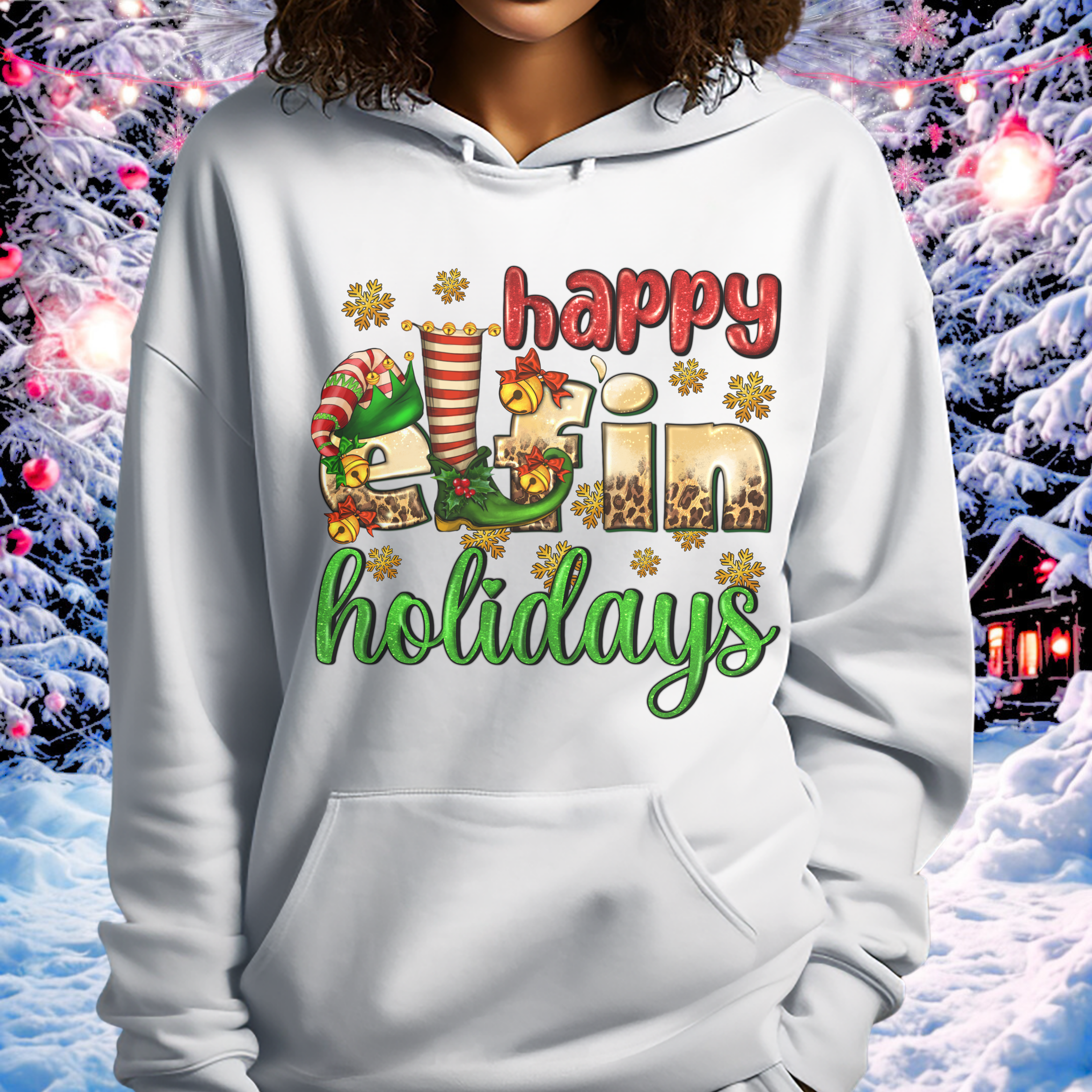 Happy Elfin Holidays Hoodie
