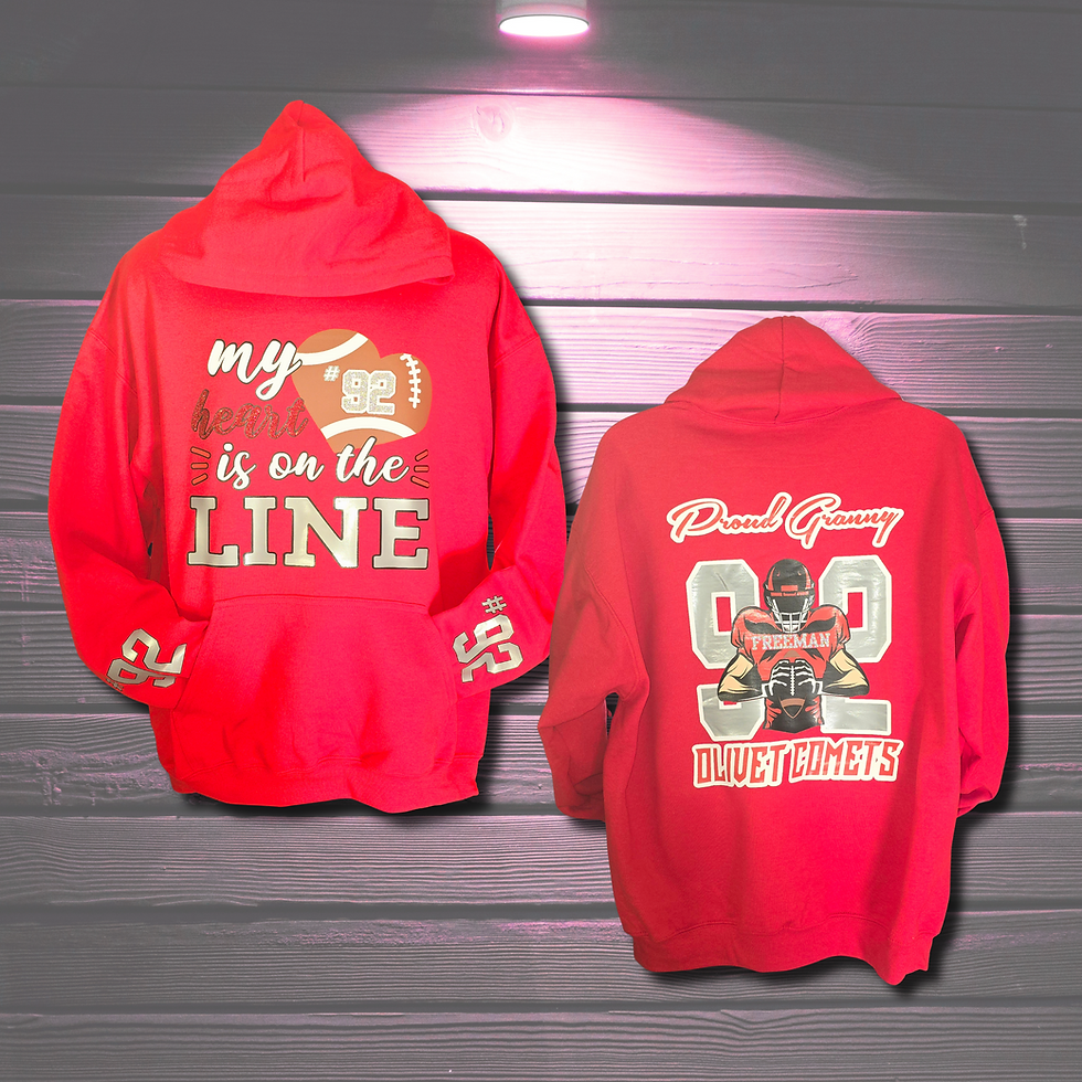 Thumbnail: Adult Custom Vinyl Hoodie