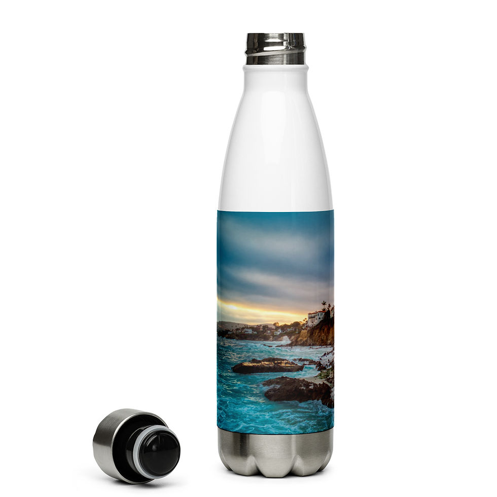 Thumbnail: Victoria Beach Tower, Stainless Steel Water Bottle