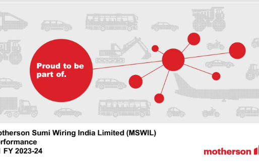 Motherson Sumi Wiring India Limited (MSWIL) reports Q1FY24 Revenues of Rs 1,859 crores, up by 11% an