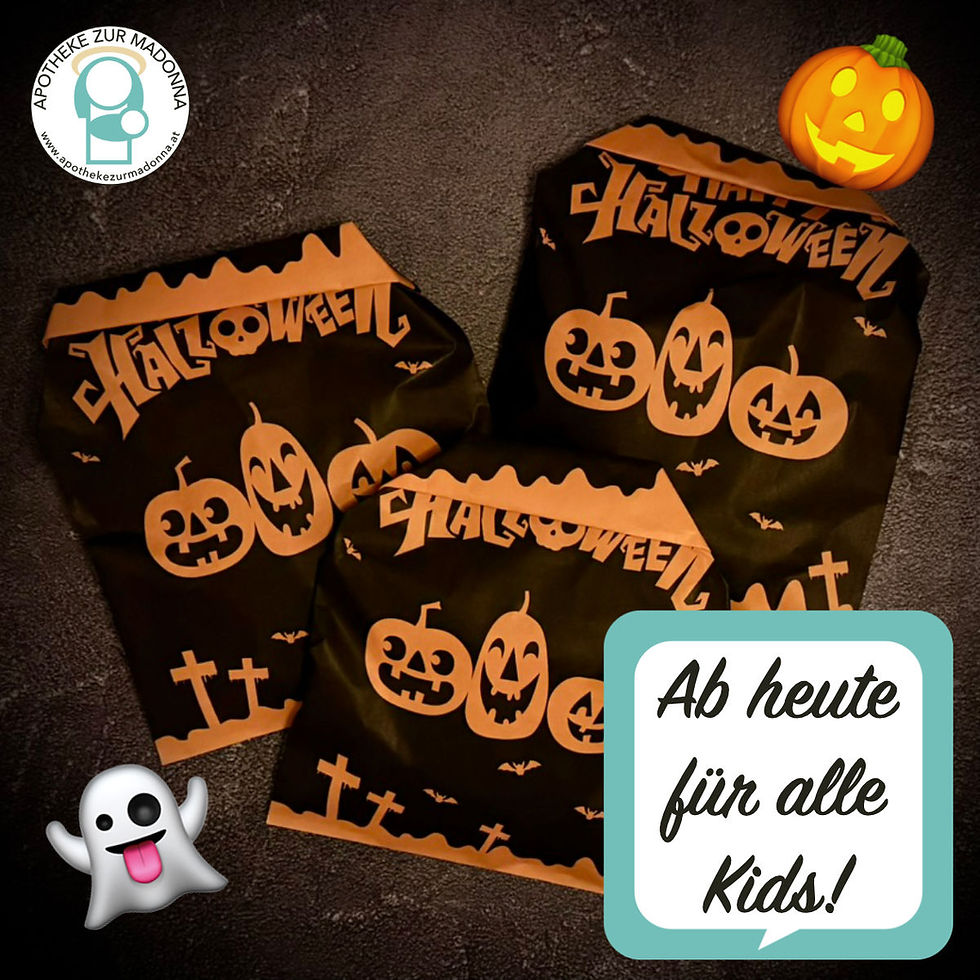 Halloween Sackerl mit Süßigkeiten