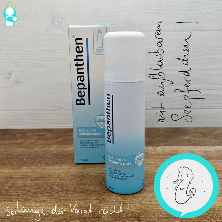 Bepanthen Schaumspray & Seepferdchen