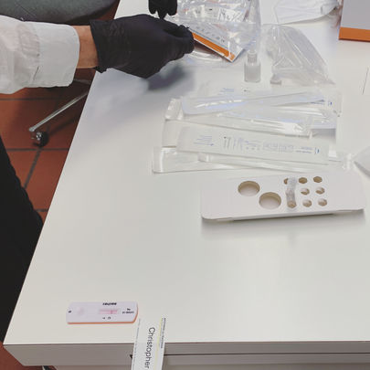CoV-Antigen-Test des Teams