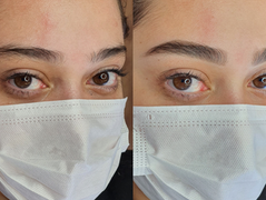 Before and after Brow Tinting by Mayara Pacini