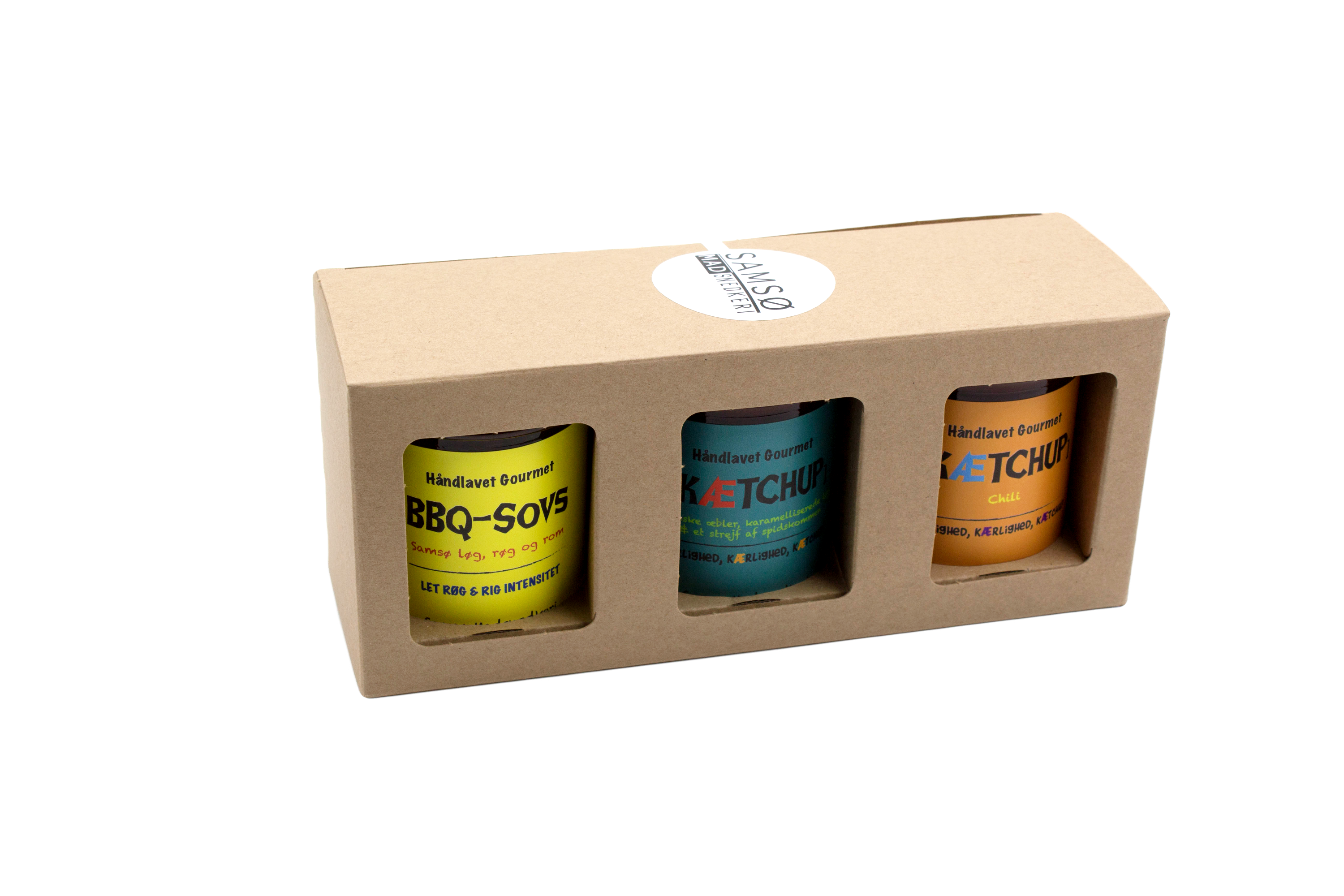 Grill kit - gift box with BBQ sauce and 2x [Ketchup]