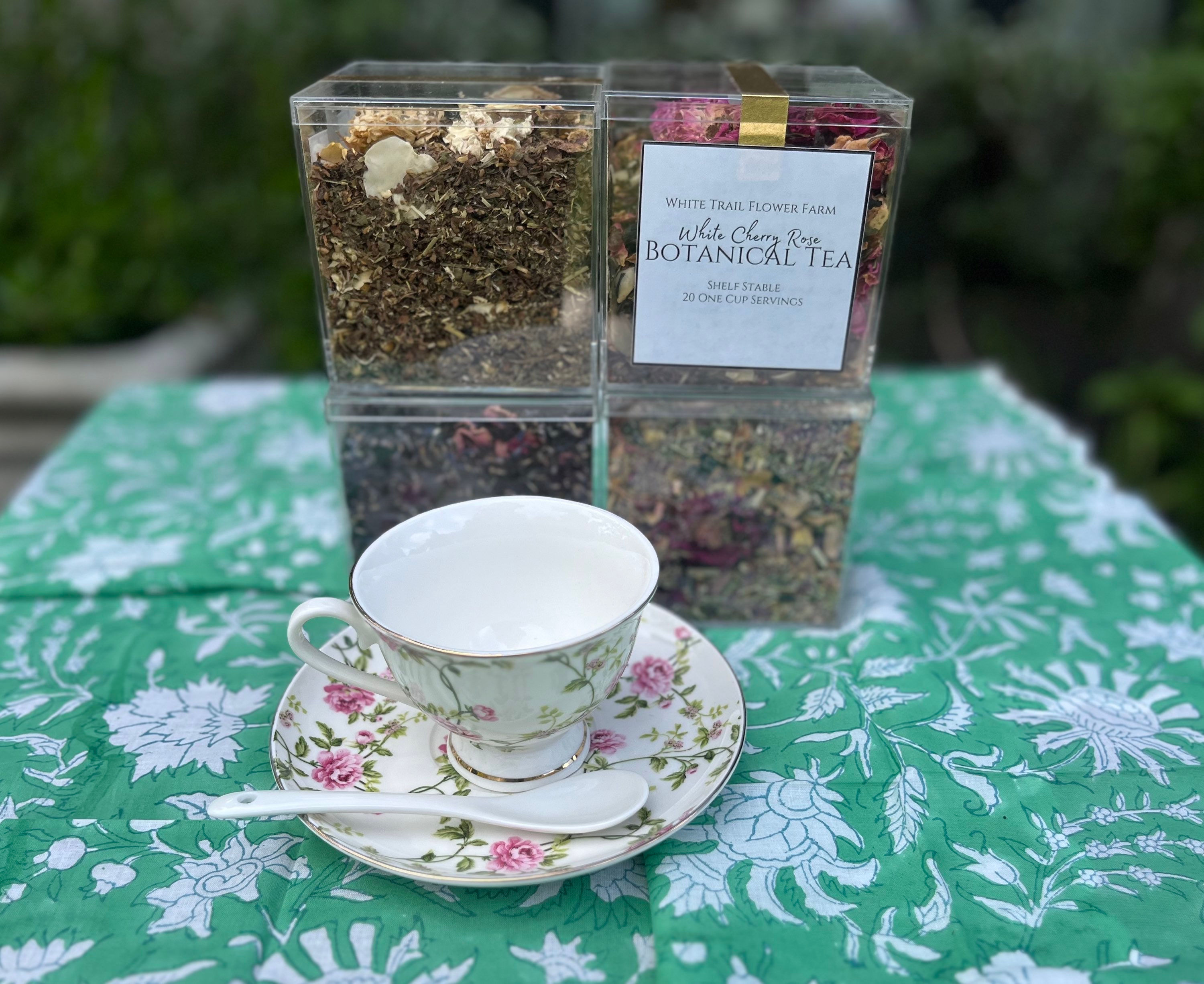 Signature Botanical White Cherry Rose Tea