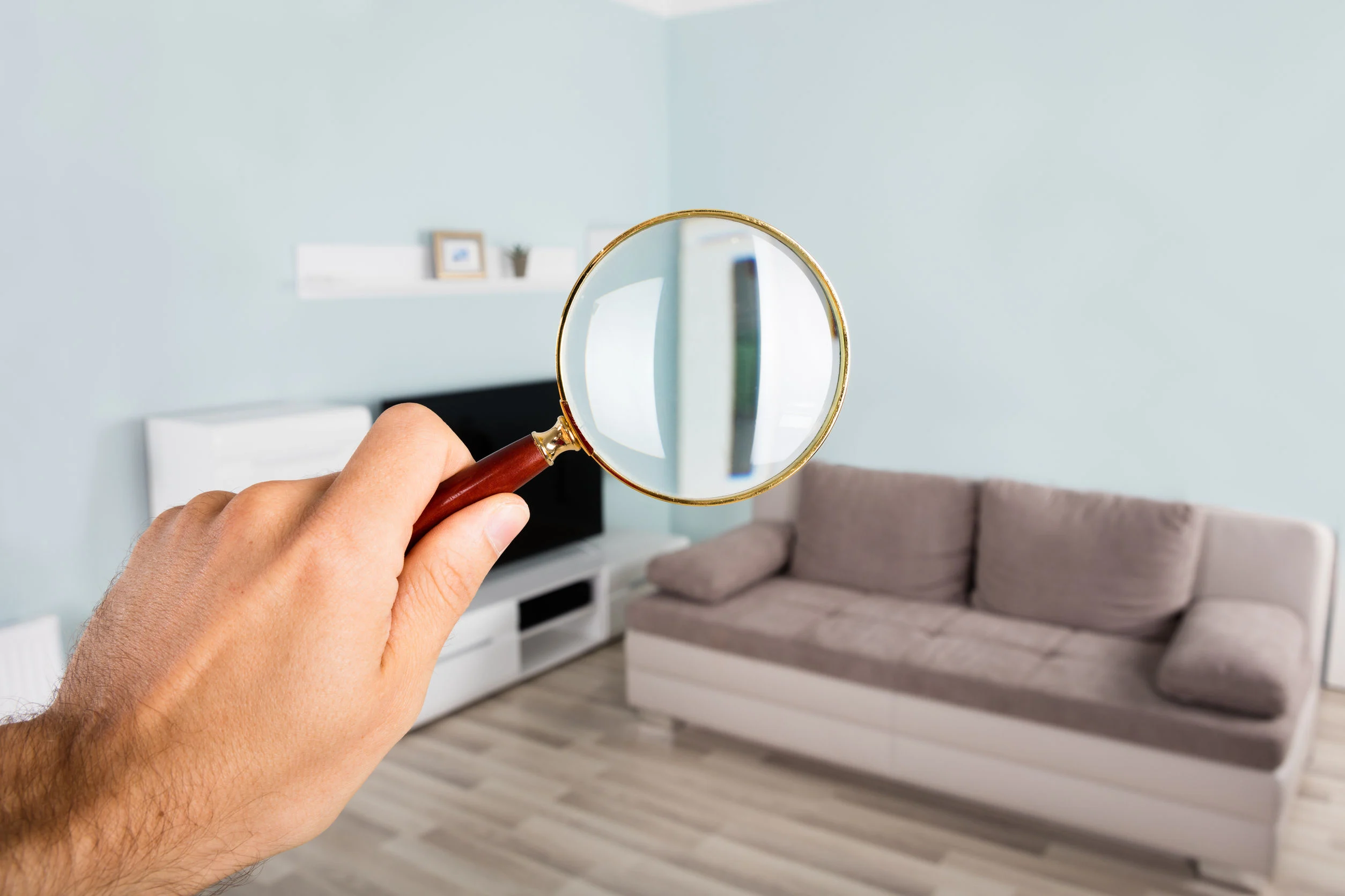66407651_l-Close-up-Of-Person-Hand-Checking-Living-Room-Using-Magnifying-Glass-In-House.we