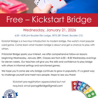 Bridge Lessons with Free Intro
