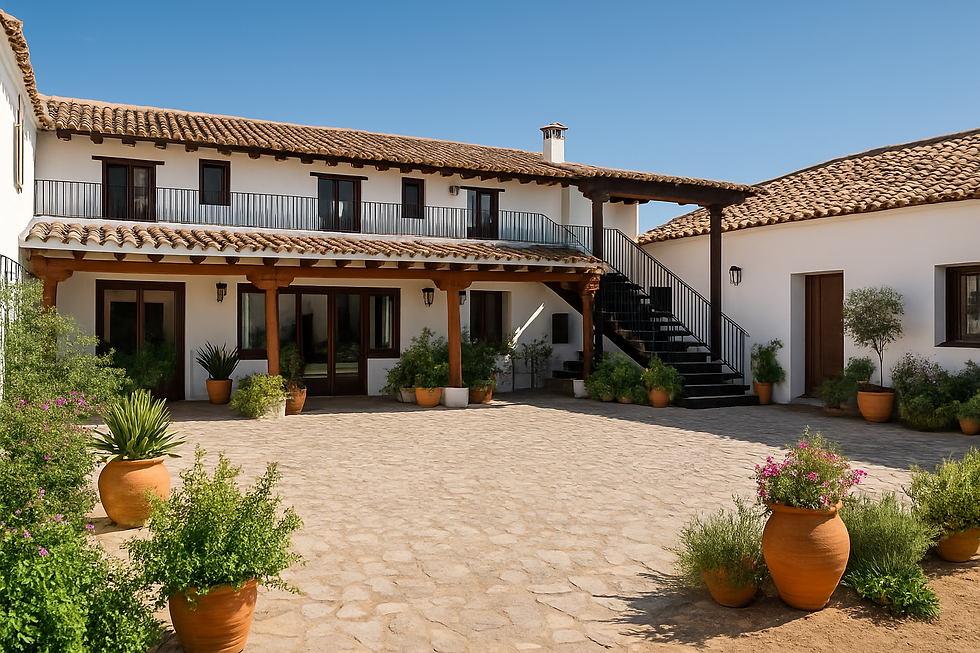 Traditional Spanish patio at noon.png
