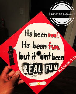 Saying Grad Cap