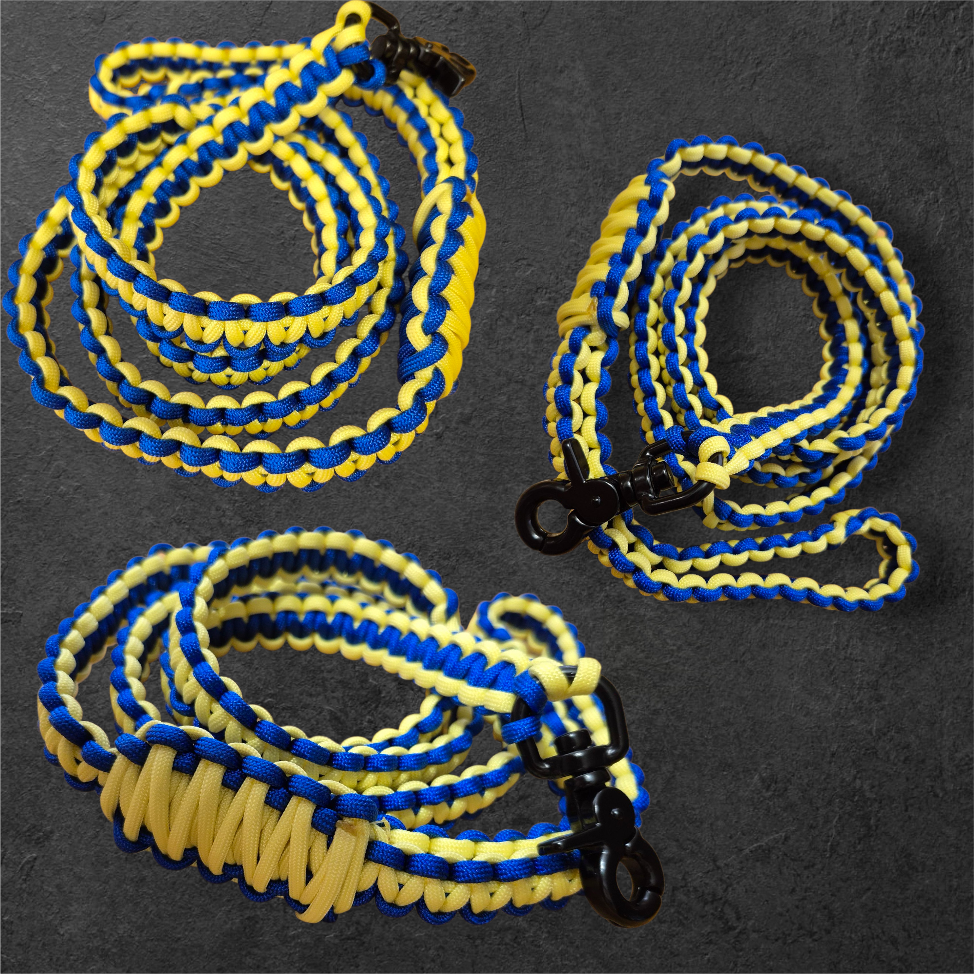 Tangle Resistant Paracord Leash for Active Dogs